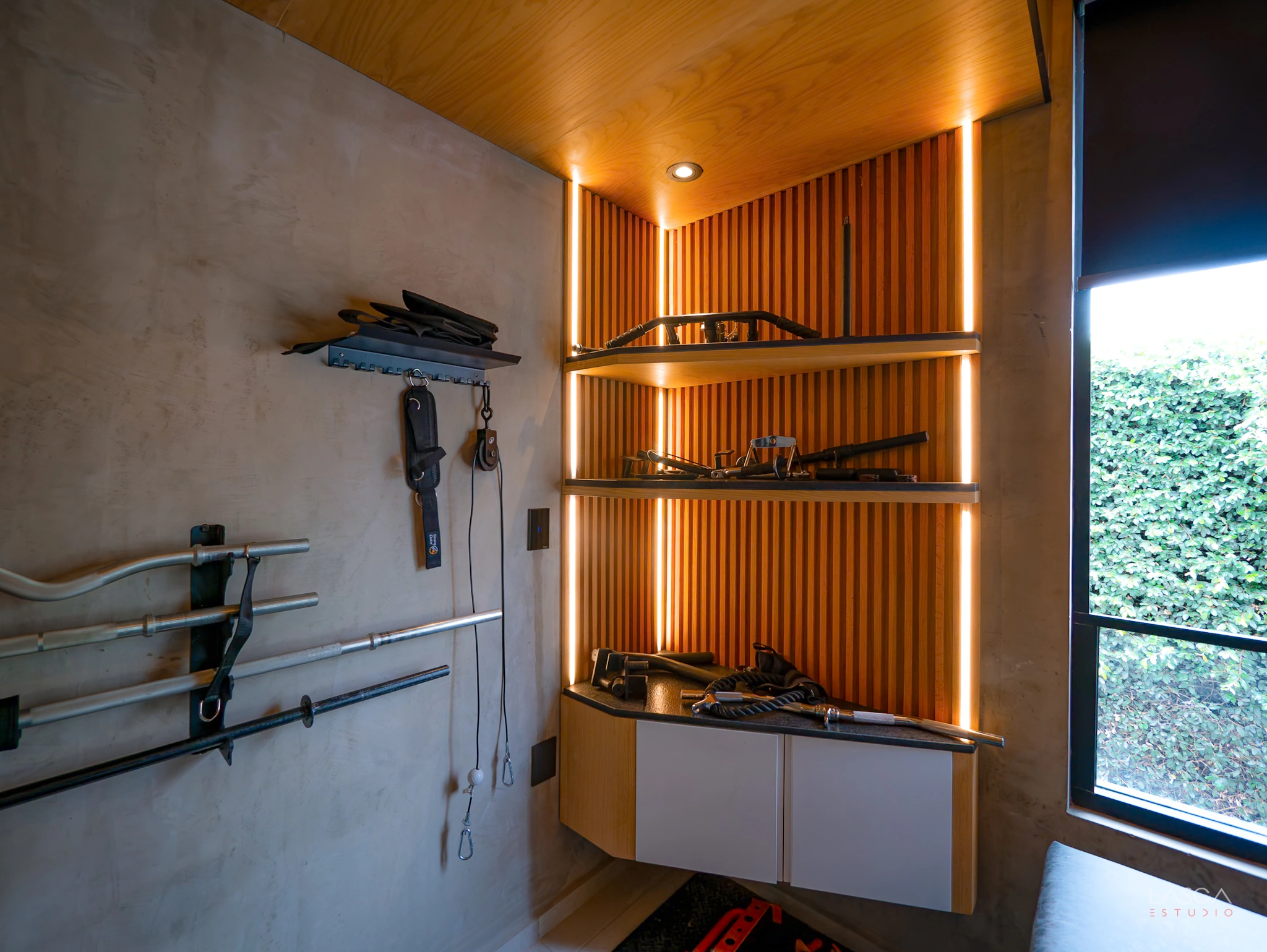 LASCA Estudio — Gym CV: Mobiliario